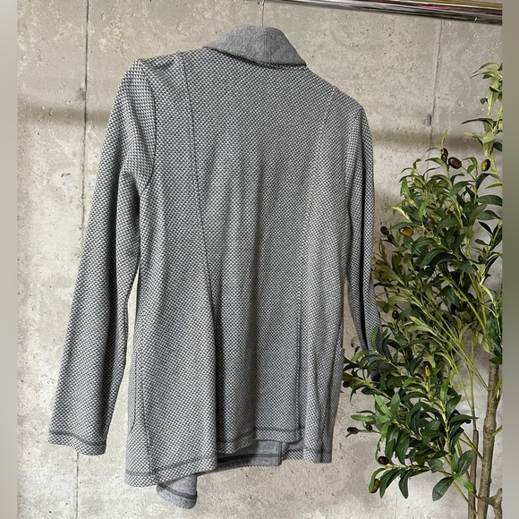 Talbots 100% cotton zip up cardigan blazer - Picture 5 of 5